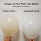 White Sand Balloons 12 Inch 50 Pcs Baby Shower Party Balloons Happy Birthday Decoration Balloons Gender Reveal Wedding Party Decoration